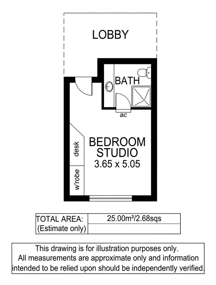 Floorplan of Homely apartment listing, 13/247 Gouger Street, Adelaide SA 5000
