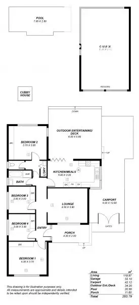 Floorplan of Homely house listing, 23 Maple Avenue, Klemzig SA 5087