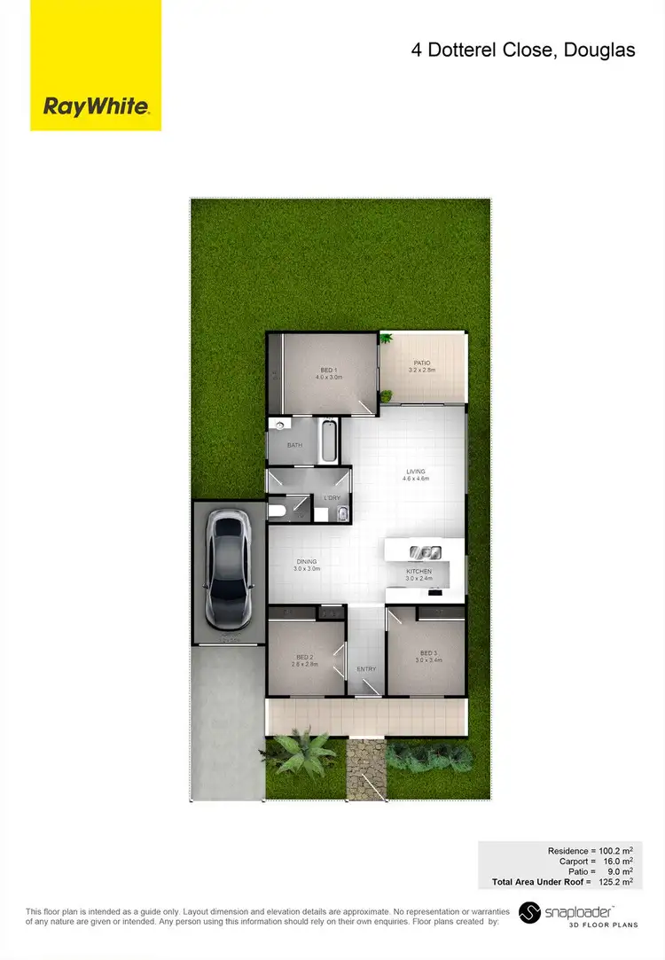 Floorplan of Homely house listing, 4 Dotterel Close, Douglas QLD 4814