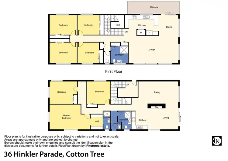 Floorplan of Homely house listing, 36 Hinkler Parade, Maroochydore QLD 4558