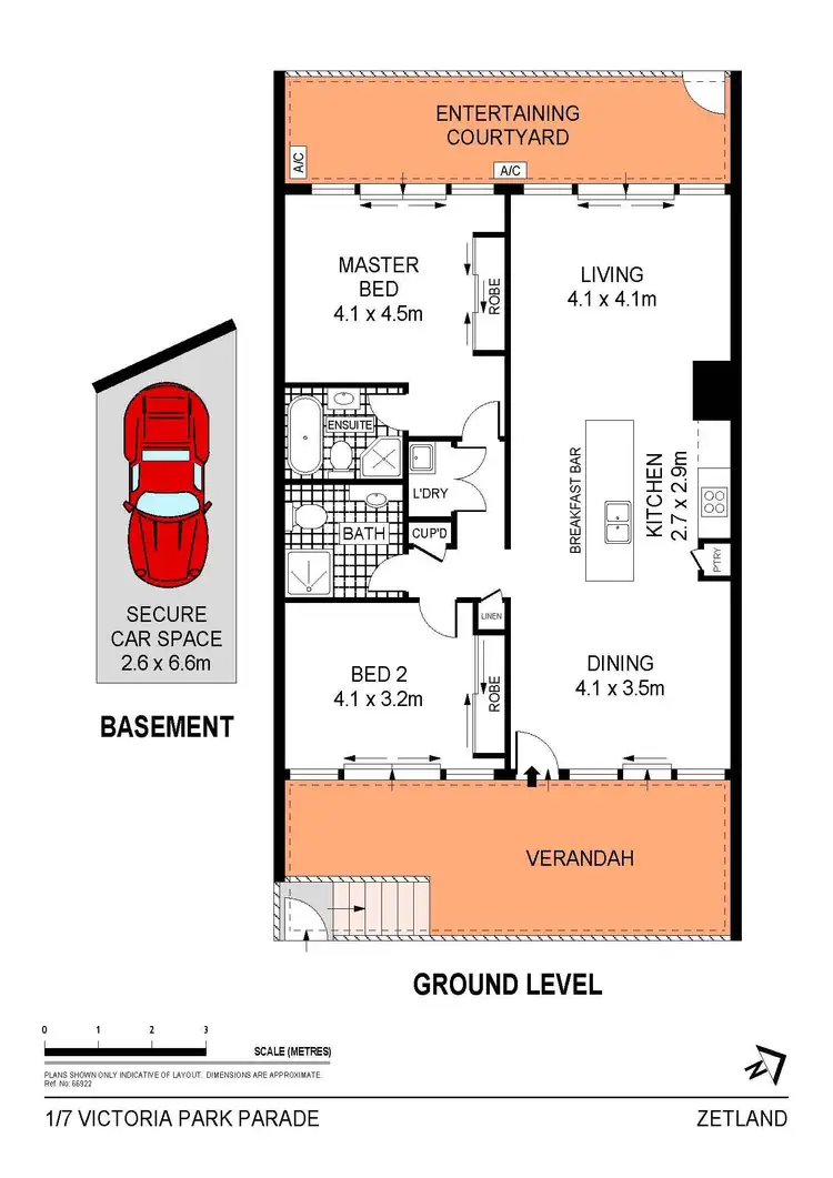 Floorplan of Homely apartment listing, 1/7 Victoria Park Parade, Zetland NSW 2017