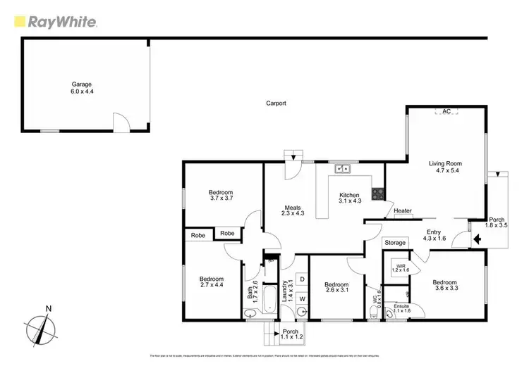 Floorplan of Homely house listing, 41 Illawarra Crescent, Dandenong North VIC 3175