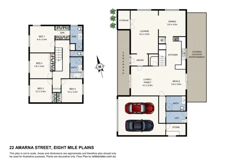 Floorplan of Homely house listing, 22 Amarna Street, Eight Mile Plains QLD 4113