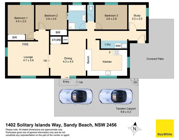Floorplan of Homely house listing, 1402 Solitary Islands Way, Sandy Beach NSW 2456