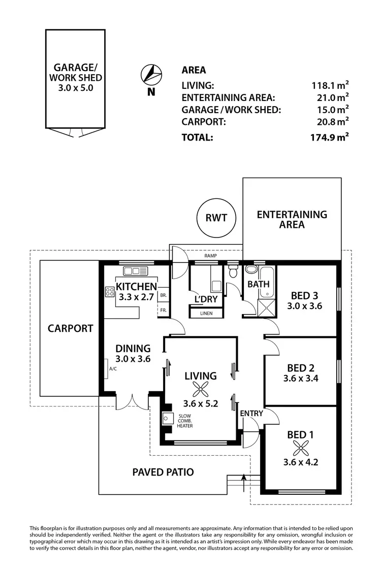 Floorplan of Homely house listing, 7 Stonyfell Drive, Murray Bridge SA 5253