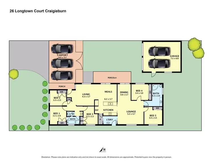 Floorplan of Homely house listing, 26 Longtown Court, Craigieburn VIC 3064