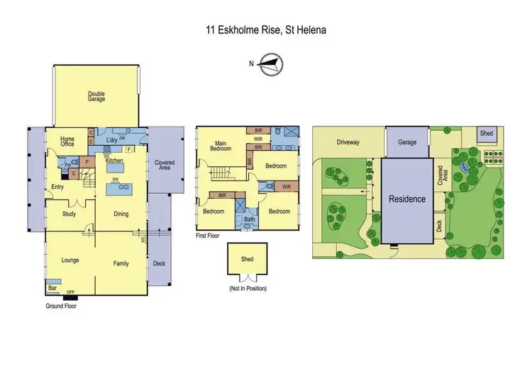 Floorplan of Homely house listing, 11 Eskholme Rise, Saint Helena VIC 3088
