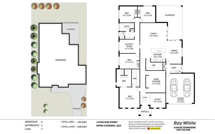 Floorplan of Homely house listing, 5 Star Rise Street, Maudsland QLD 4210