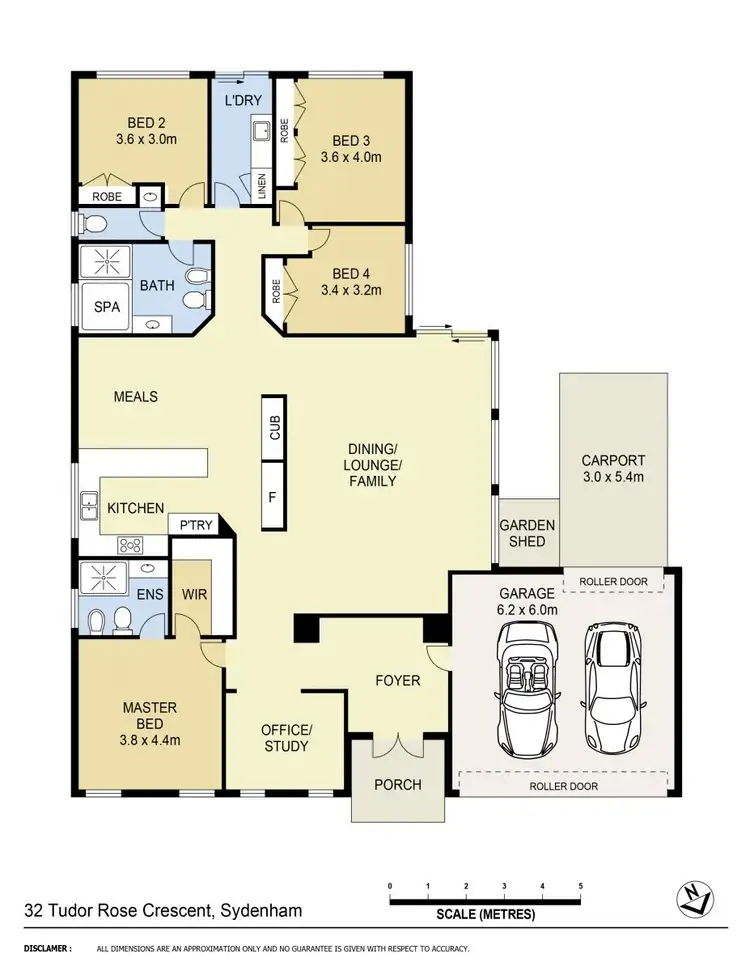 Floorplan of Homely house listing, 32 Tudor Rose Crescent, Sydenham VIC 3037