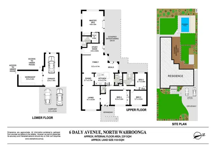 Floorplan of Homely house listing, 6 Daly Avenue, Wahroonga NSW 2076
