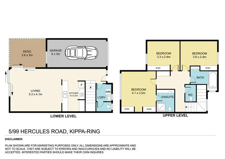 Floorplan of Homely townhouse listing, 5/99 Hercules Road, Kippa-ring QLD 4021
