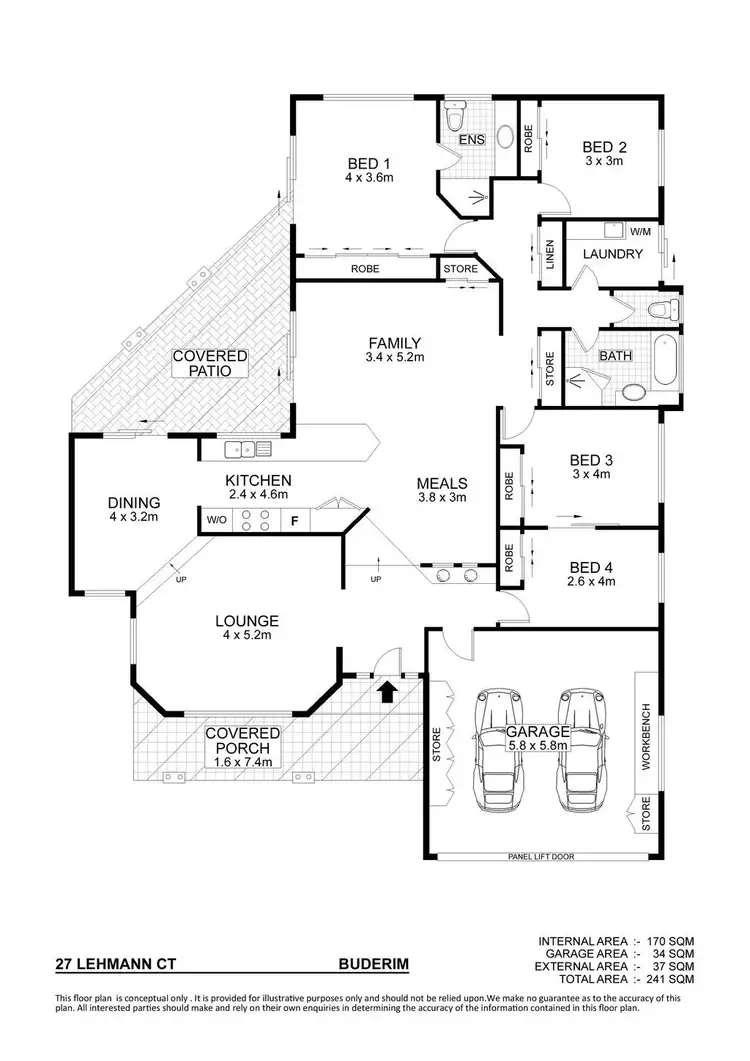 Floorplan of Homely house listing, 27 Lehmann Court, Buderim QLD 4556
