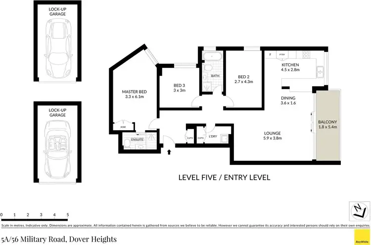 Floorplan of Homely apartment listing, 5A/56 Military Road, Dover Heights NSW 2030