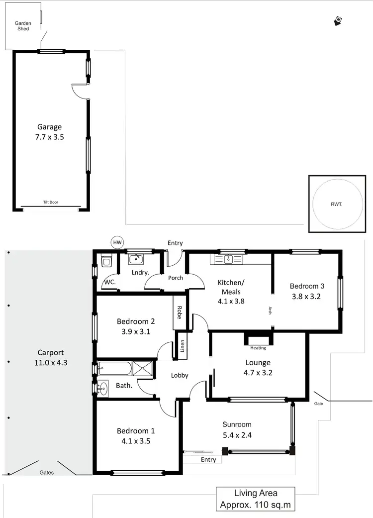 Floorplan of Homely house listing, 8 Seekamp Street, Berri SA 5343