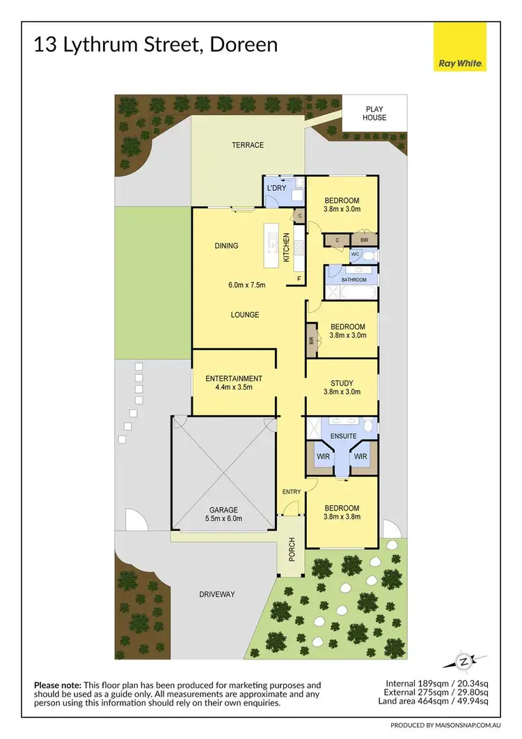 Floorplan of Homely house listing, 13 Lythrum Street, Doreen VIC 3754