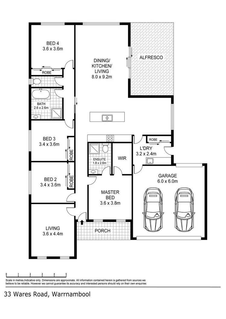 Floorplan of Homely house listing, 33 Wares Road, Warrnambool VIC 3280
