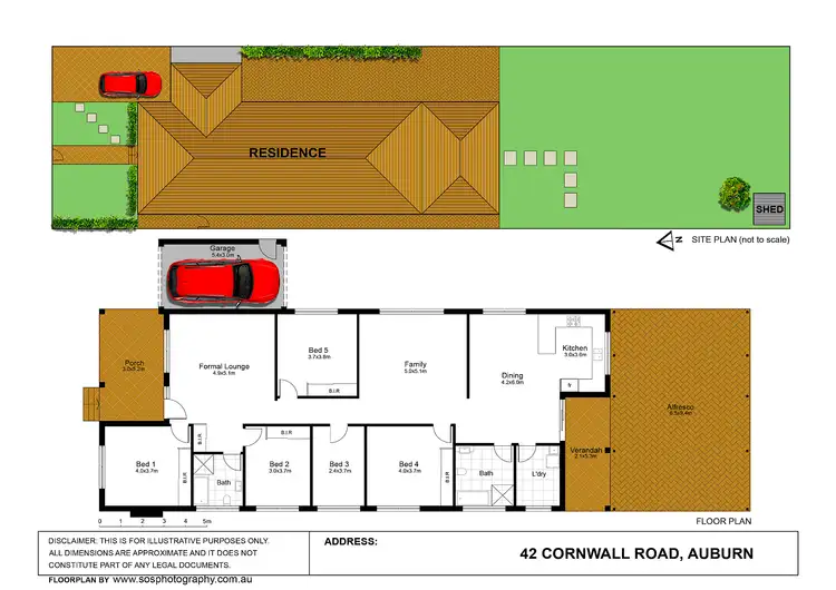 Floorplan of Homely house listing, 42 Cornwall Road, Auburn NSW 2144