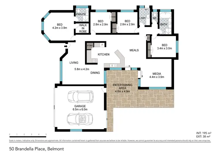 Floorplan of Homely house listing, 50 Brandella Place, Belmont QLD 4153