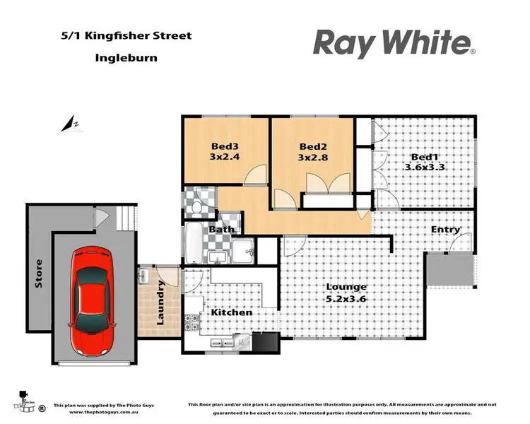 Floorplan of Homely villa listing, 5/1 Kingfisher Street, Ingleburn NSW 2565
