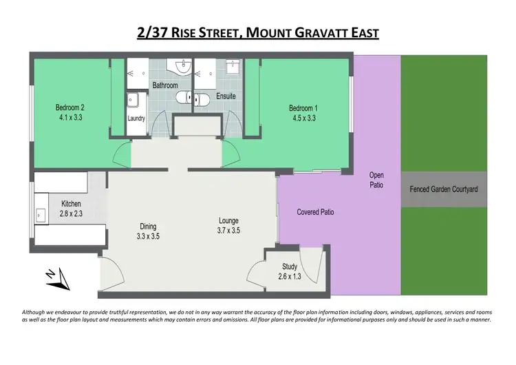 Floorplan of Homely townhouse listing, 2/37 Rise Street, Mount Gravatt East QLD 4122