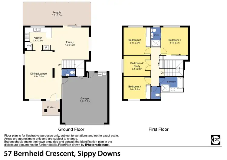 Floorplan of Homely house listing, 57 Bernheid Crescent, Sippy Downs QLD 4556