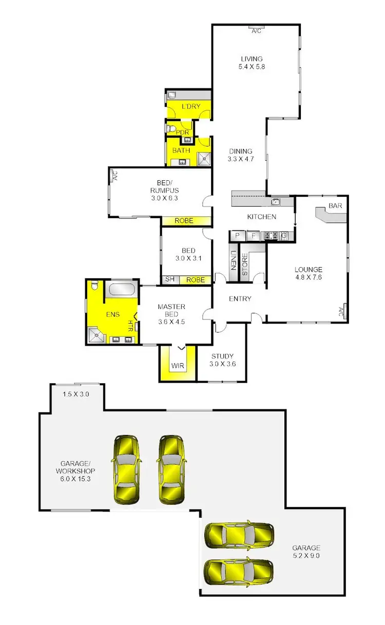 Floorplan of Homely house listing, 235 Windermere Road, Lara VIC 3212