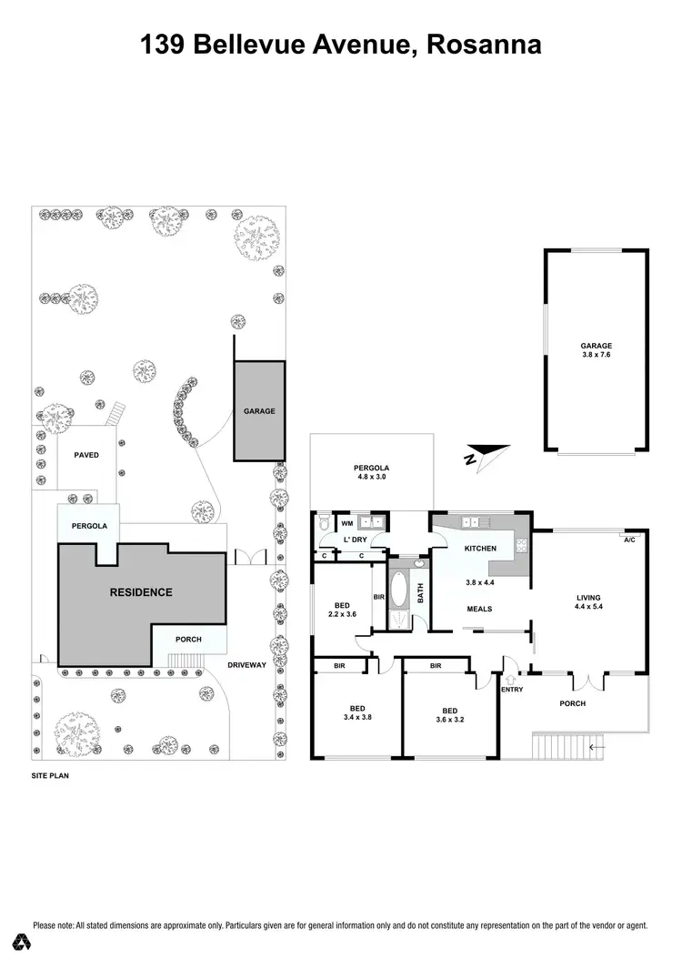 Floorplan of Homely house listing, 139 Bellevue Avenue, Rosanna VIC 3084