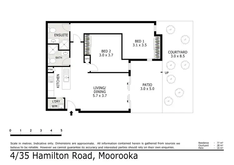 Floorplan of Homely unit listing, 4/35 Hamilton Road, Moorooka QLD 4105