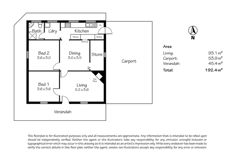 Floorplan of Homely house listing, 8 Rebecca Street, Wellington East SA 5259