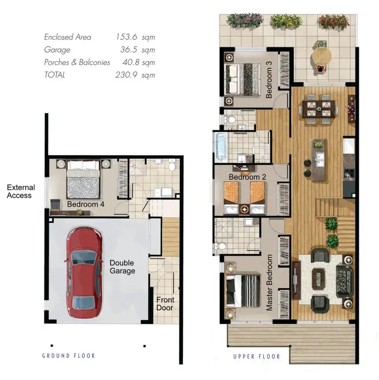 Floorplan of Homely house listing, 20/45 Lancashire Drive, Mudgeeraba QLD 4213