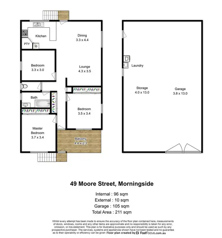 Floorplan of Homely house listing, 49 Moore Street, Morningside QLD 4170