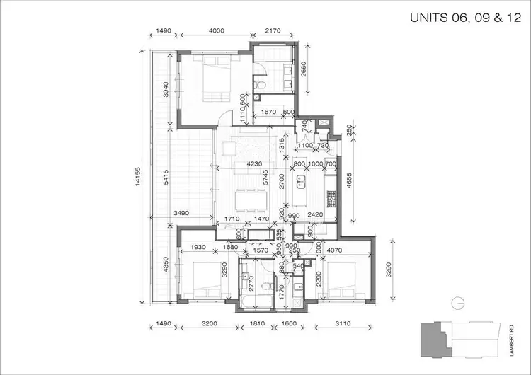Floorplan of Homely apartment listing, 5 & 9/29 Lambert Road, Indooroopilly QLD 4068