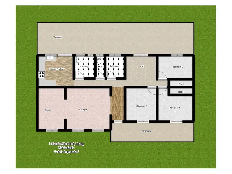 Floorplan of Homely house listing, 1 Skeeterville Road, Young NSW 2594
