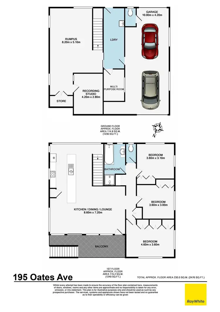 Floorplan of Homely house listing, 195 Oates Avenue, Holland Park QLD 4121