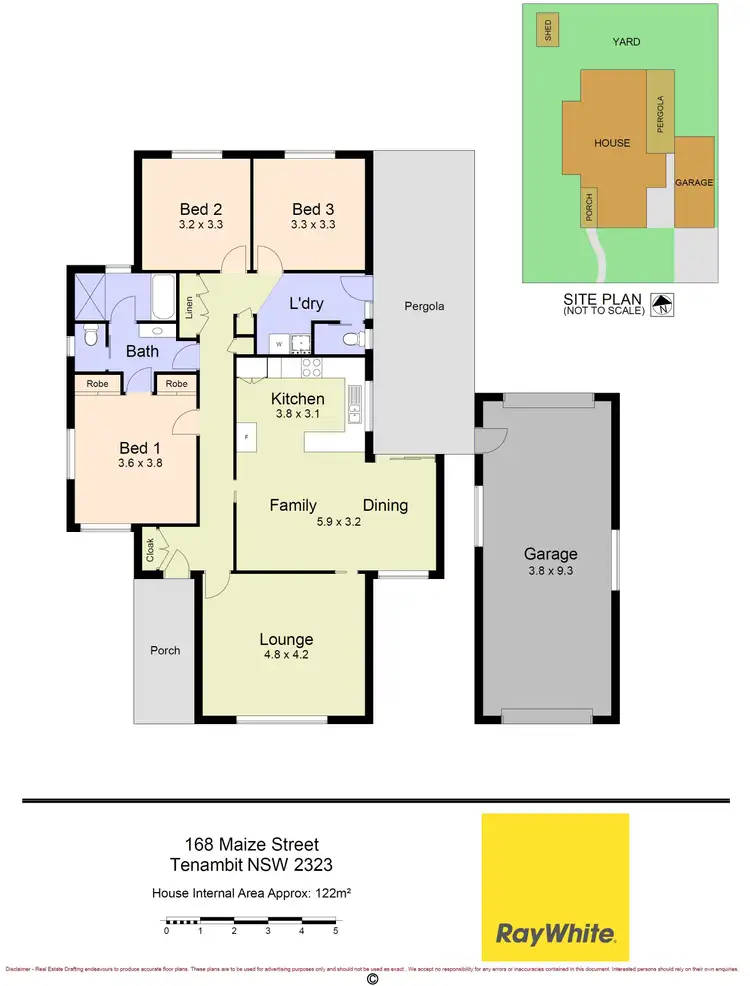 Floorplan of Homely house listing, 168 Maize Street, Tenambit NSW 2323