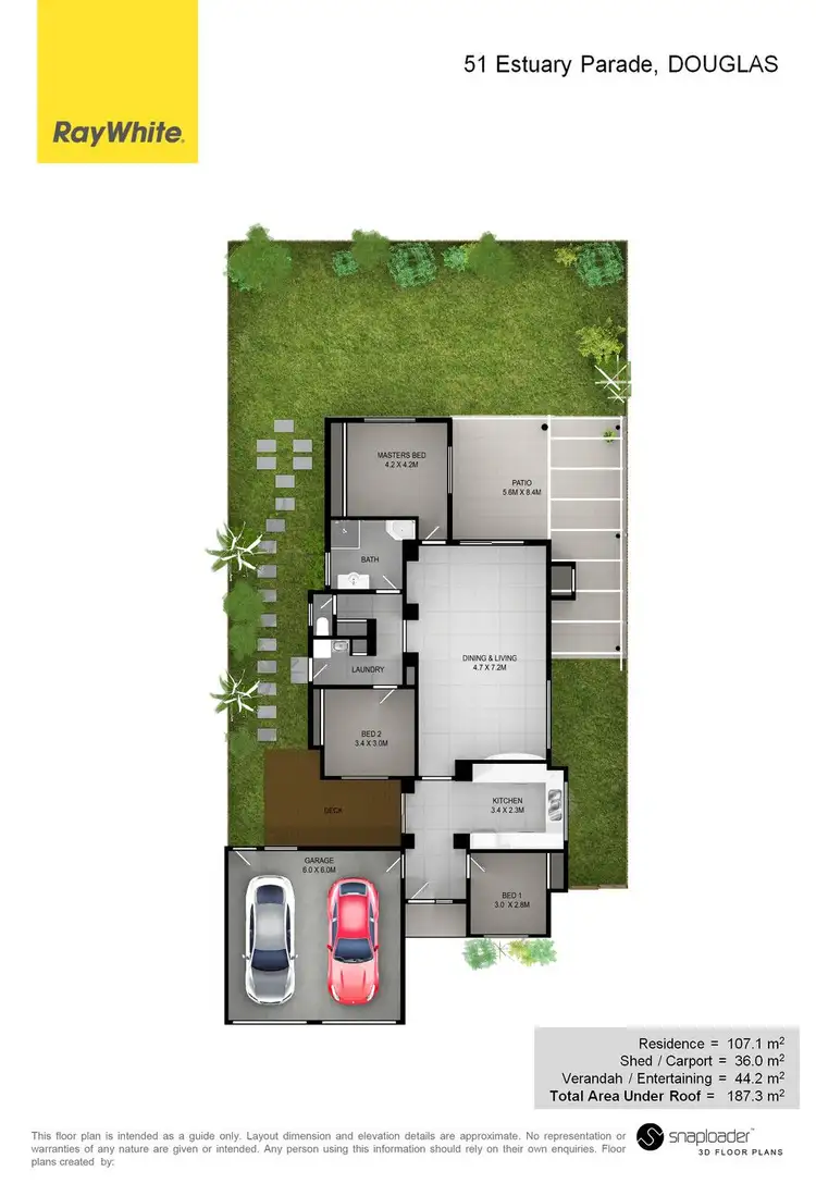Floorplan of Homely house listing, 51 Estuary Parade, Douglas QLD 4814