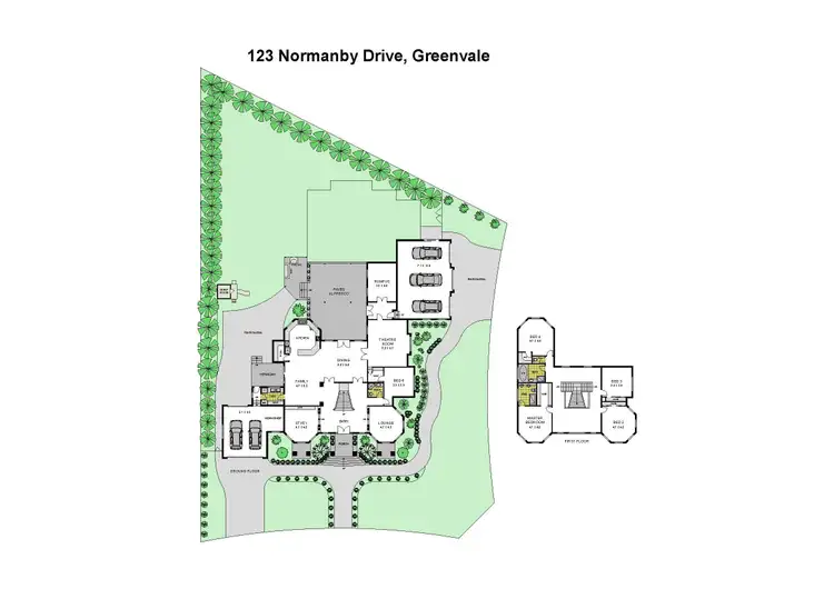Floorplan of Homely house listing, 123 Normanby Drive, Greenvale VIC 3059