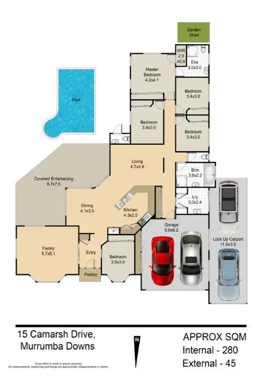 Floorplan of Homely house listing, 15 Camarsh Drive, Murrumba Downs QLD 4503