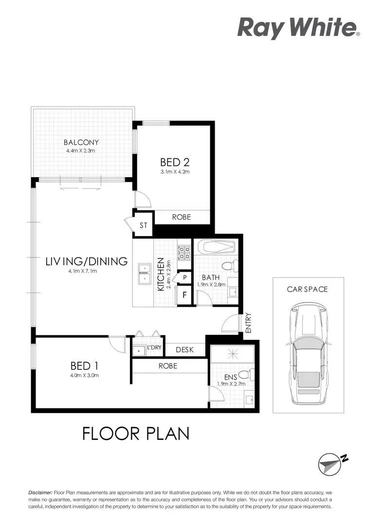 Floorplan of Homely unit listing, 902/1 Bruce Bennetts Place, Maroubra NSW 2035