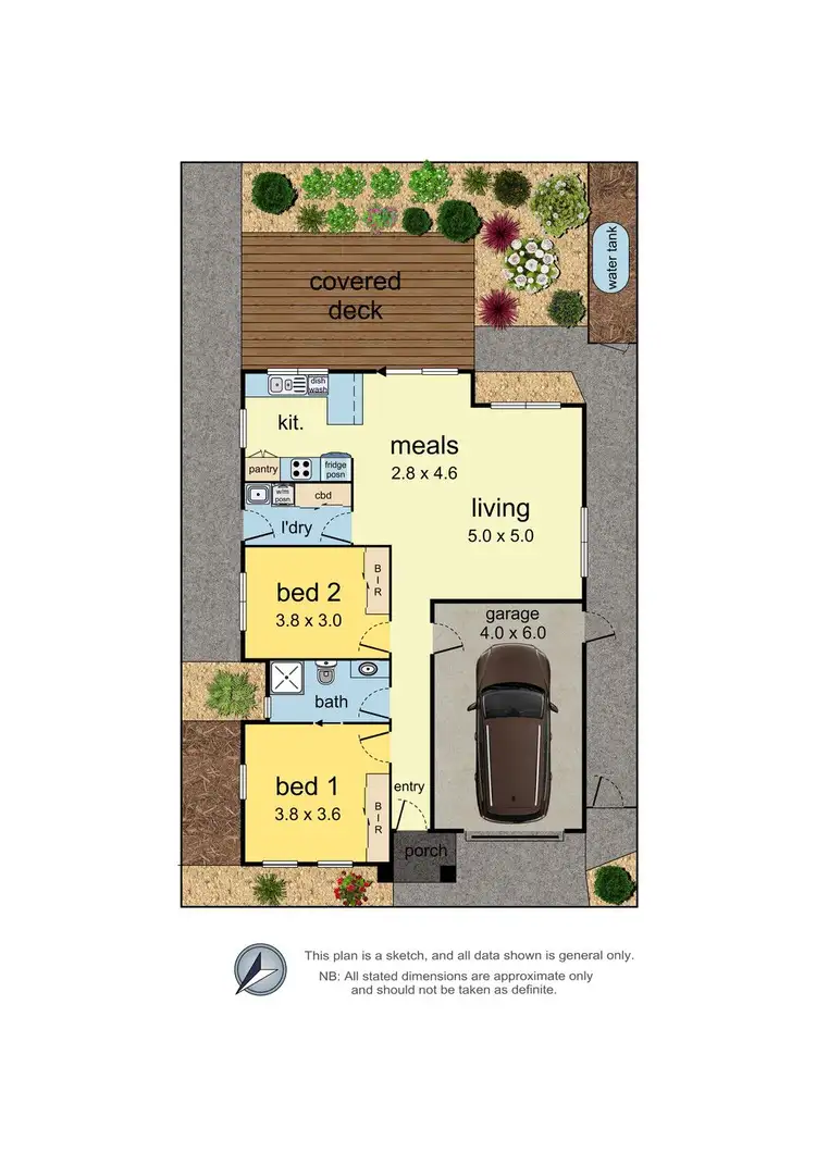 Floorplan of Homely house listing, 23 White Flats Terrace, Croydon VIC 3136