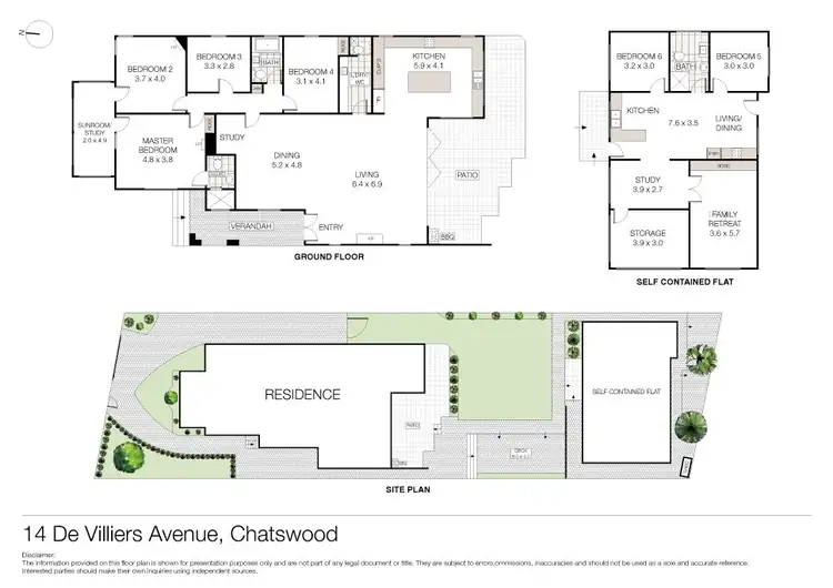 Floorplan of Homely house listing, 14 De Villiers Avenue, Chatswood NSW 2067