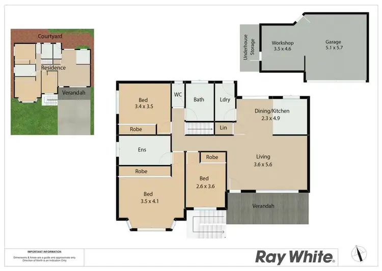 Floorplan of Homely townhouse listing, 2/1 Murrakin Street, Kahibah NSW 2290