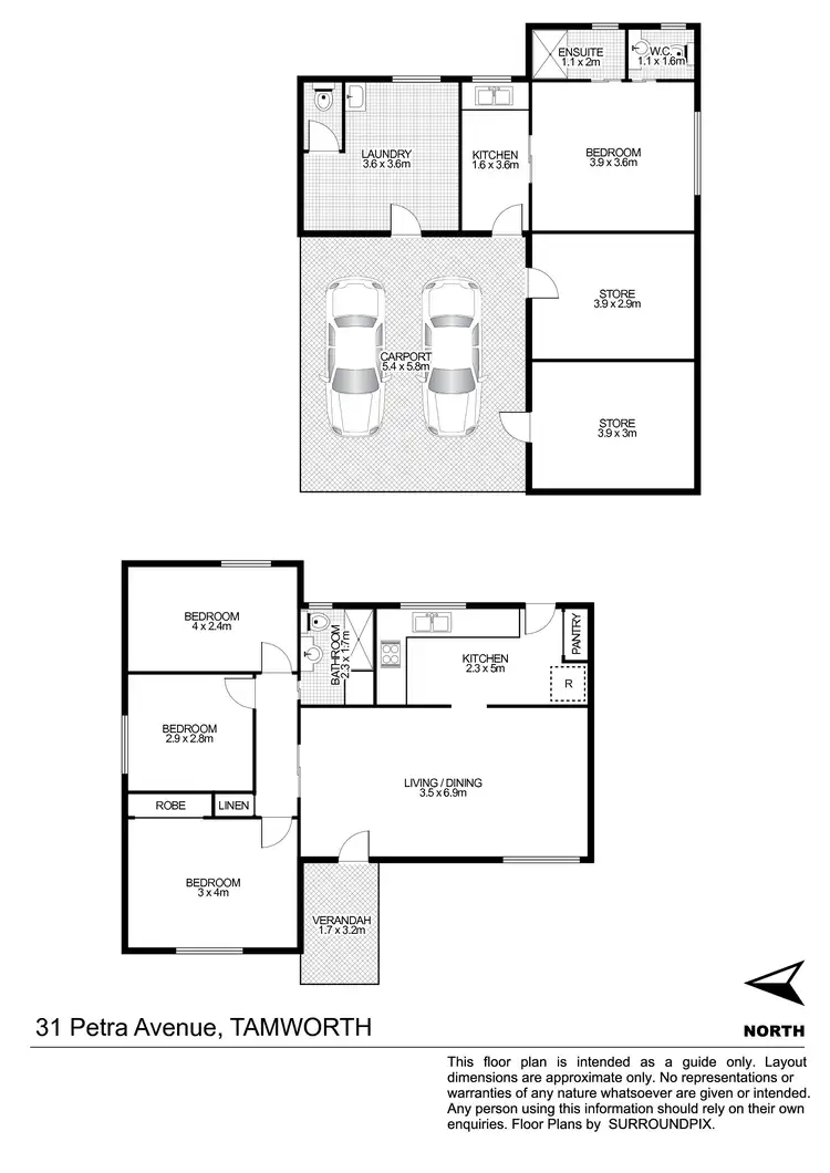 Floorplan of Homely house listing, 31 Petra Avenue, Tamworth NSW 2340