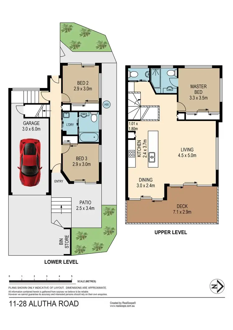 Floorplan of Homely townhouse listing, 11/28 Alutha Road, The Gap QLD 4061