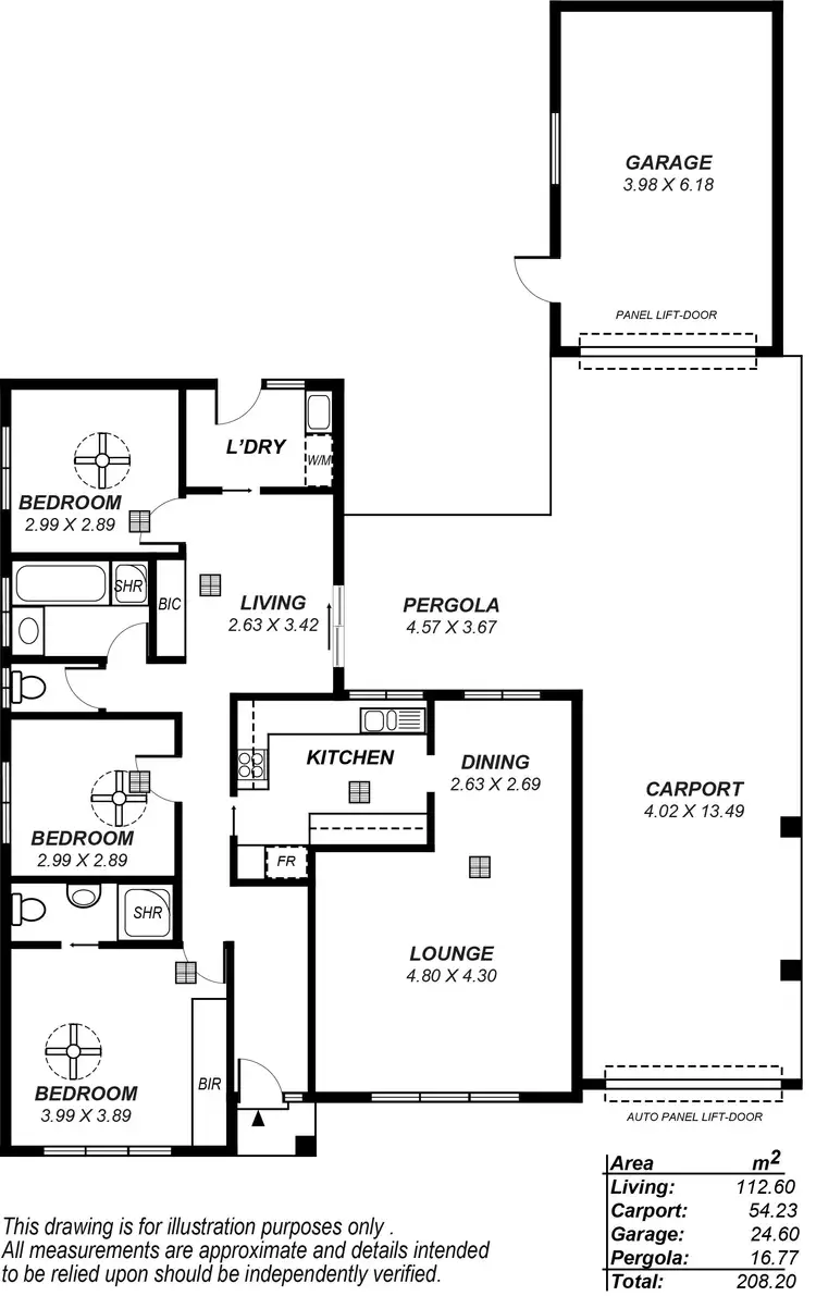 Floorplan of Homely house listing, 6 Mepsted Crescent, Athelstone SA 5076