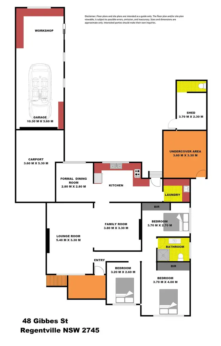 Floorplan of Homely house listing, 48 Gibbes Street, Regentville NSW 2745