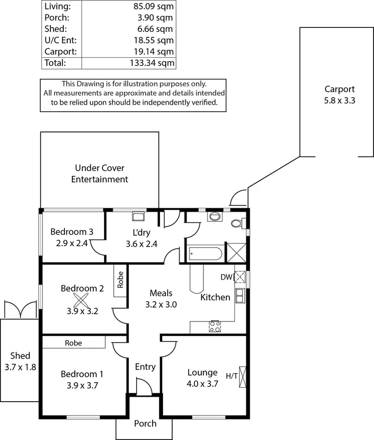 Floorplan of Homely house listing, 471 Military Road, Grange SA 5022