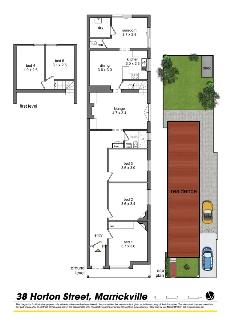 Floorplan of Homely house listing, 38 Horton Street, Marrickville NSW 2204