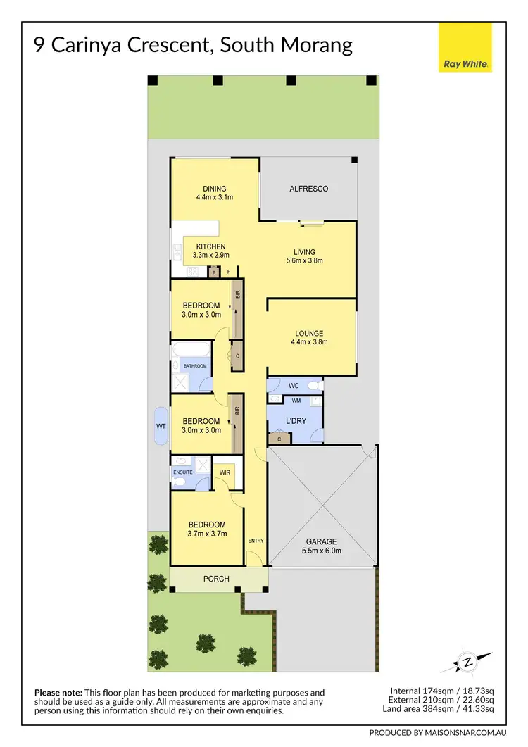 Floorplan of Homely house listing, 9 Carinya Crescent, South Morang VIC 3752