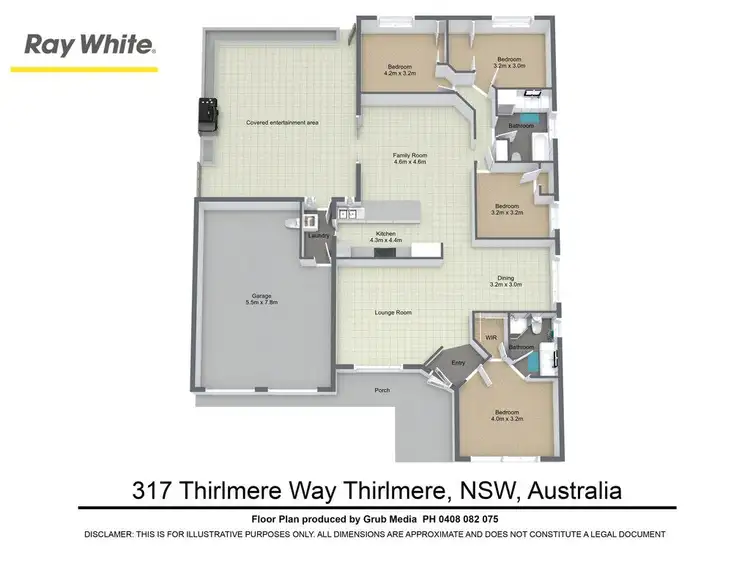 Floorplan of Homely house listing, 317 Thirlmere Way, Thirlmere NSW 2572